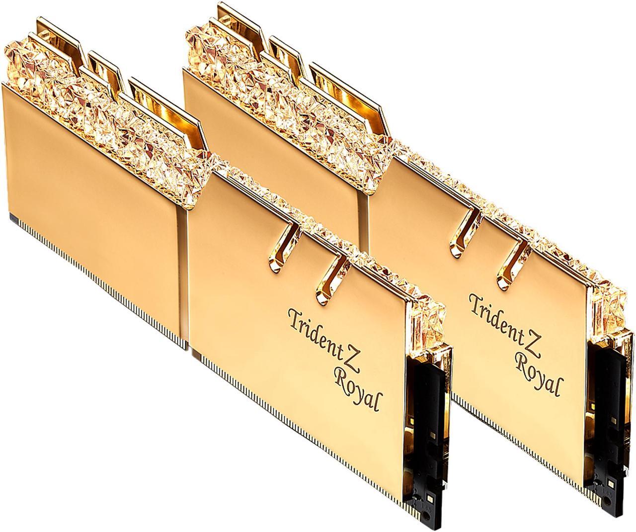 Alt view image 3 of 4 - G.SKILL Trident Z Royal Series 32GB (2 x 16GB) 288-Pin PC RAM DDR4 3600 (PC4 28800) Desktop Memory Model F4-3600C18D-32GTRG