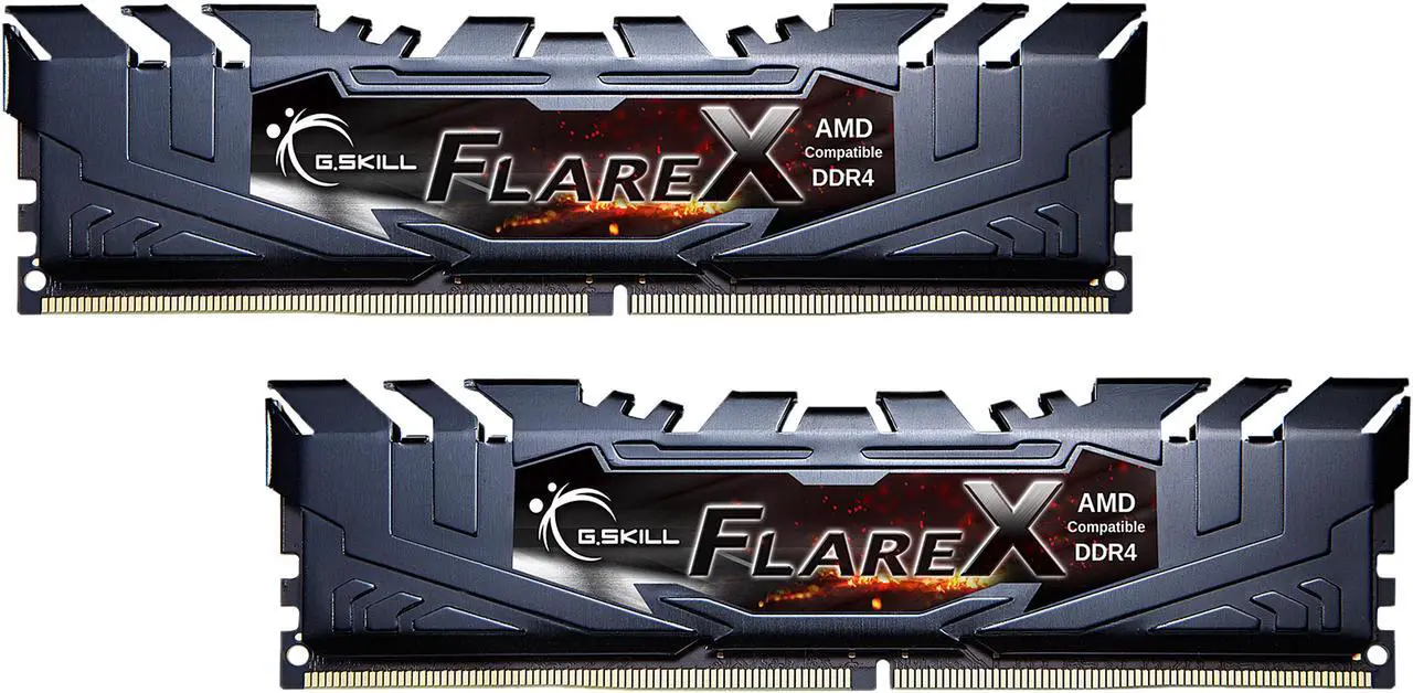 Main image of G.SKILL Flare X Series 32GB (2 x 16GB) 288-Pin PC RAM DDR4 3200 (PC4 25600) Desktop Memory Model F4-3200C16D-32GFX