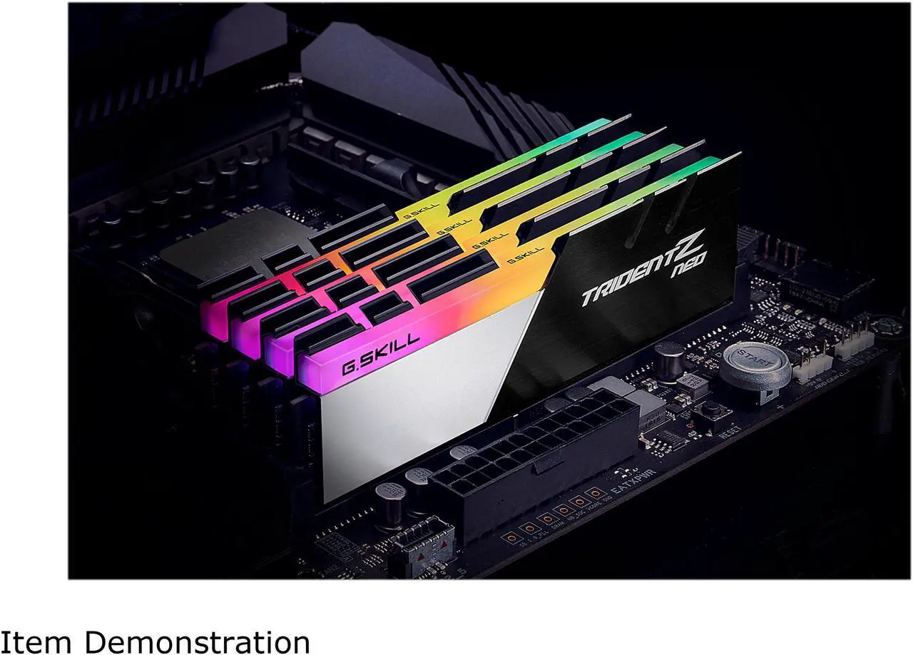 Alt view image 4 of 4 - G.SKILL Trident Z Neo Series 128GB (4 x 32GB) 288-Pin PC RAM DDR4 3200 (PC4 25600) Desktop Memory Model F4-3200C16Q-128GTZN