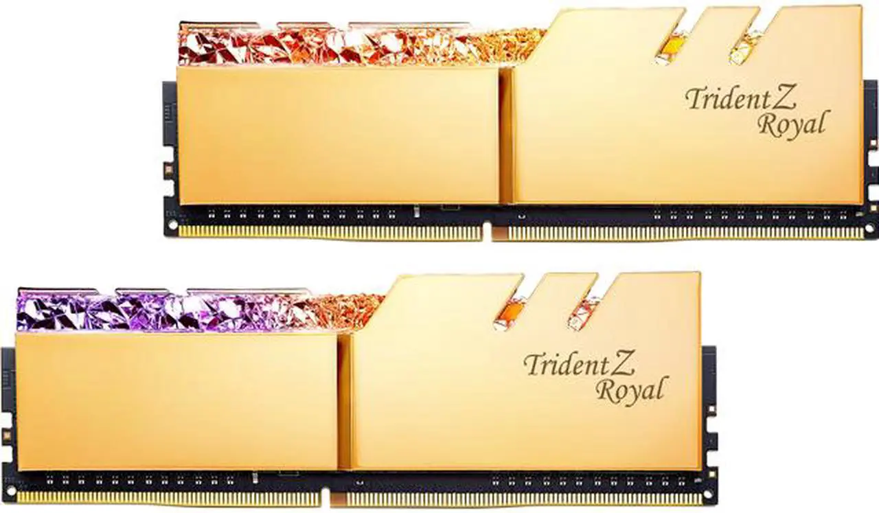 G.Skill Trident Z Royal Elite Silver RGB - 2 x 8 Go (16 Go) - DDR4 4000 MHz - CL14 - Mémoire RAM G.Skill sur | OOP
