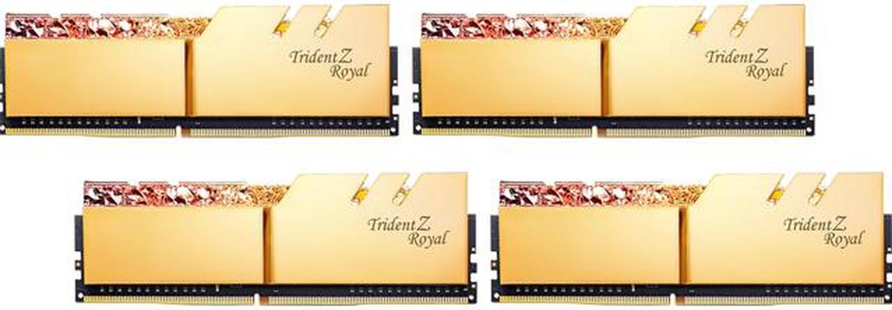 G.SKILL Trident Z Royal Series 32GB (4 x 8GB) DDR4 4000 (PC4 32000) Desktop Memory Model F4-4000C15Q-32GTRG