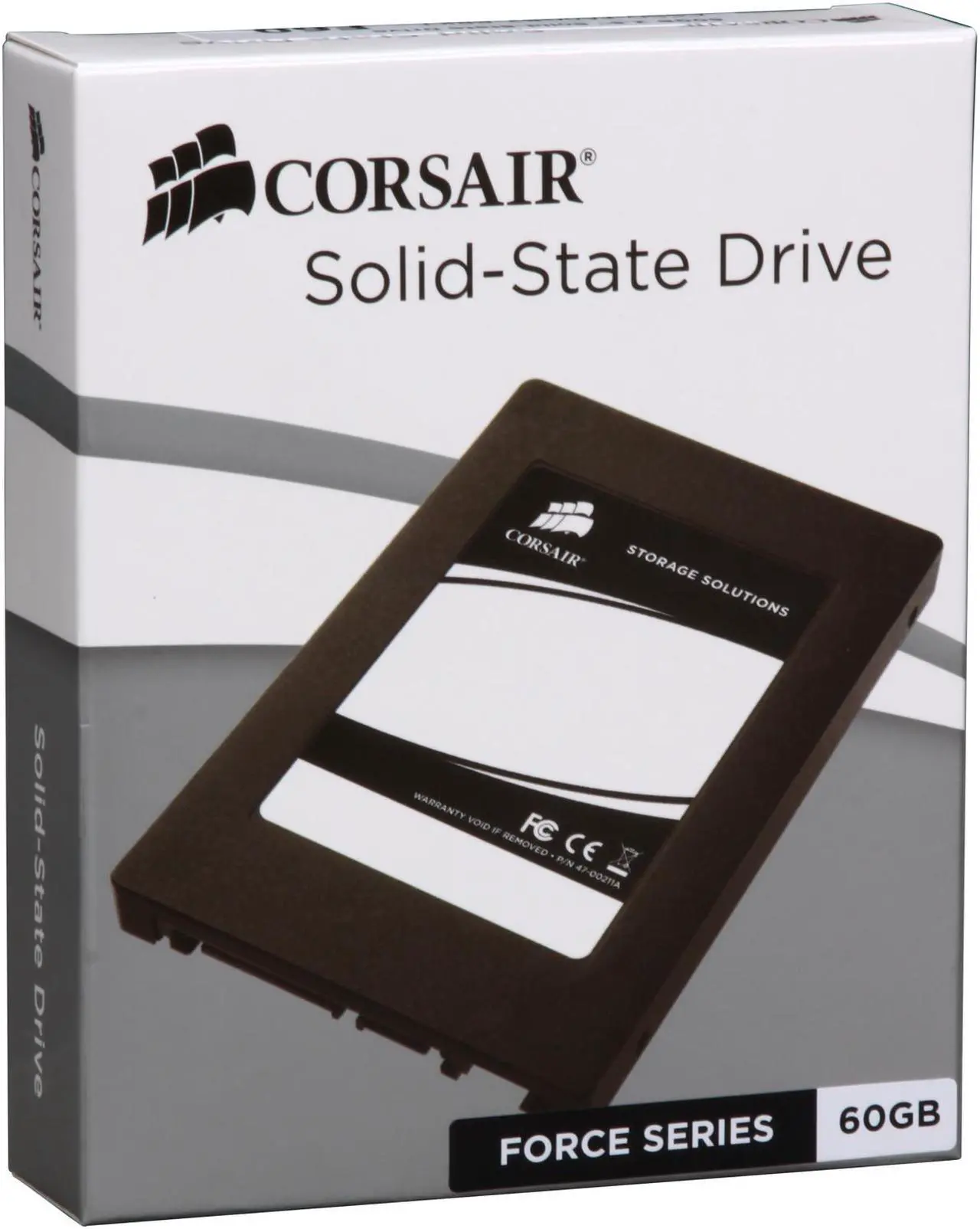 Corsair Force Series 2.5" 60GB SATA II MLC Internal Solid State Drive (SSD) CSSD-F60GB2-BRKT