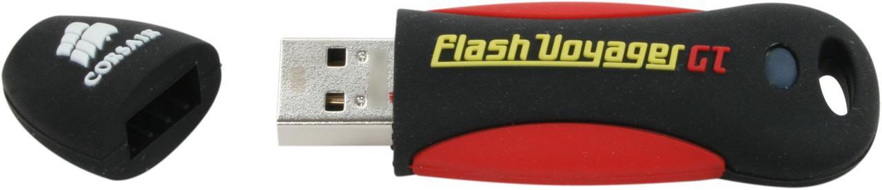 Alt view image 4 of 7 - CORSAIR Flash Voyager GT 8GB USB 2.0 Flash Drive CMFVYA8GBGT