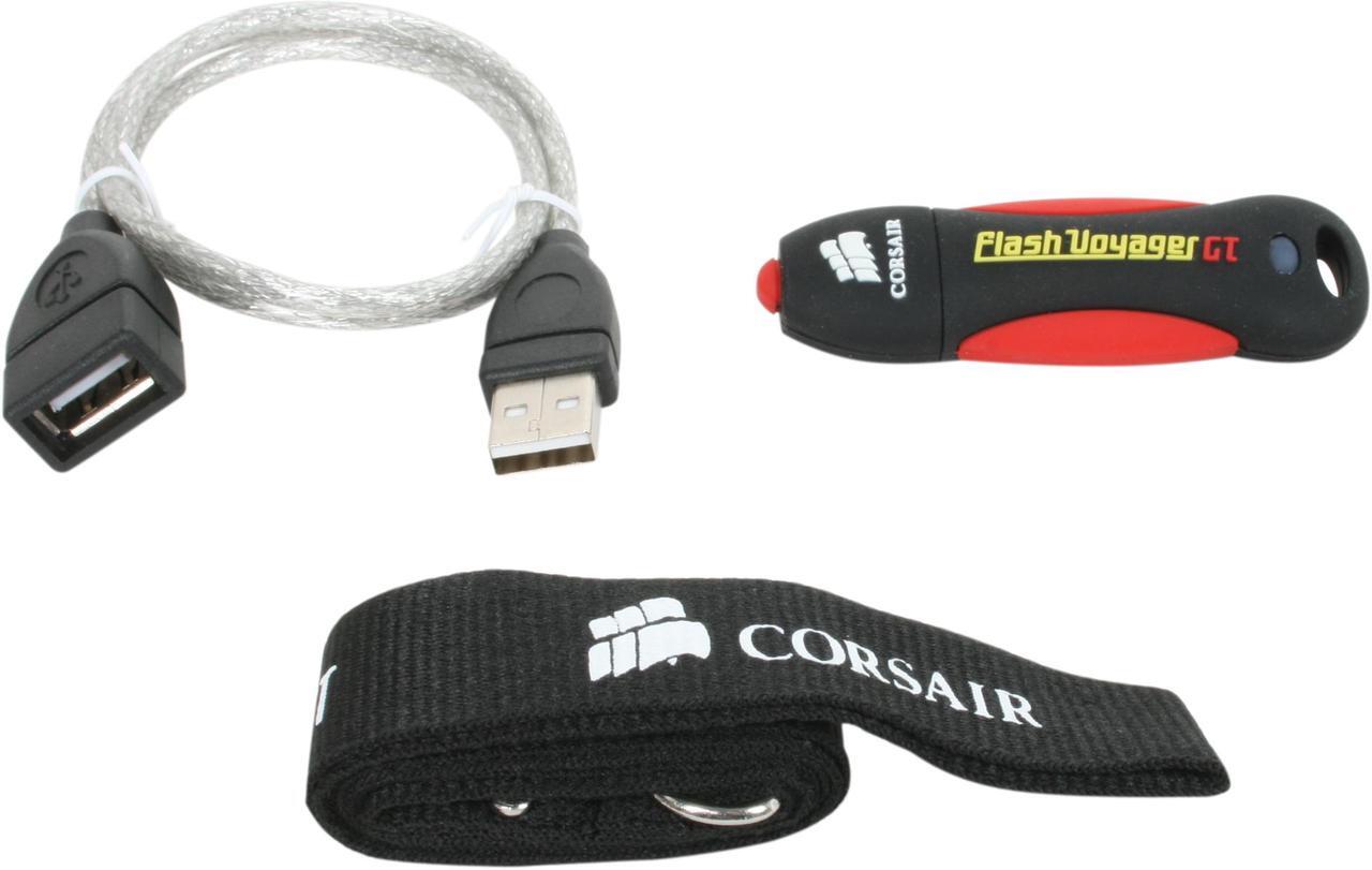 Alt view image 6 of 7 - CORSAIR Flash Voyager GT 8GB USB 2.0 Flash Drive CMFVYA8GBGT
