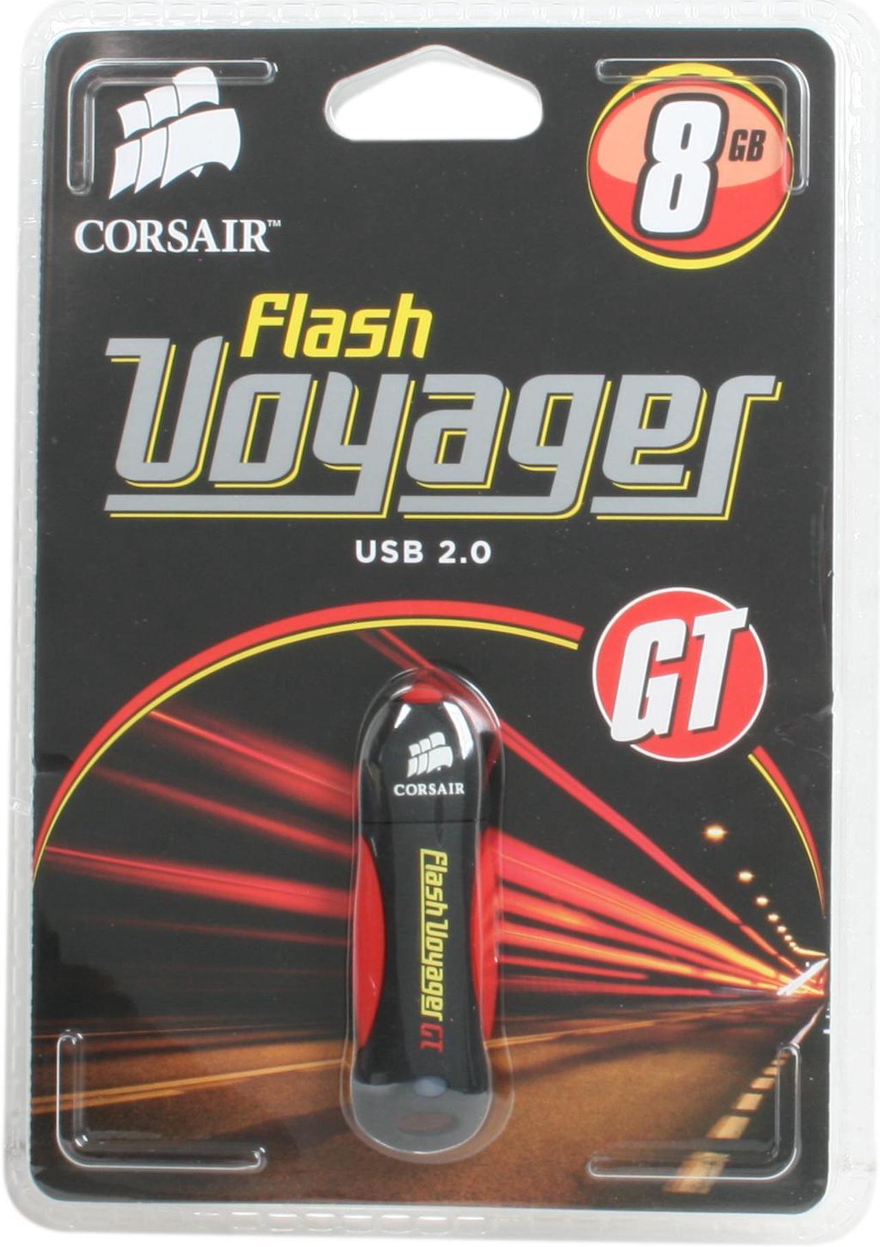 Alt view image 7 of 7 - CORSAIR Flash Voyager GT 8GB USB 2.0 Flash Drive CMFVYA8GBGT