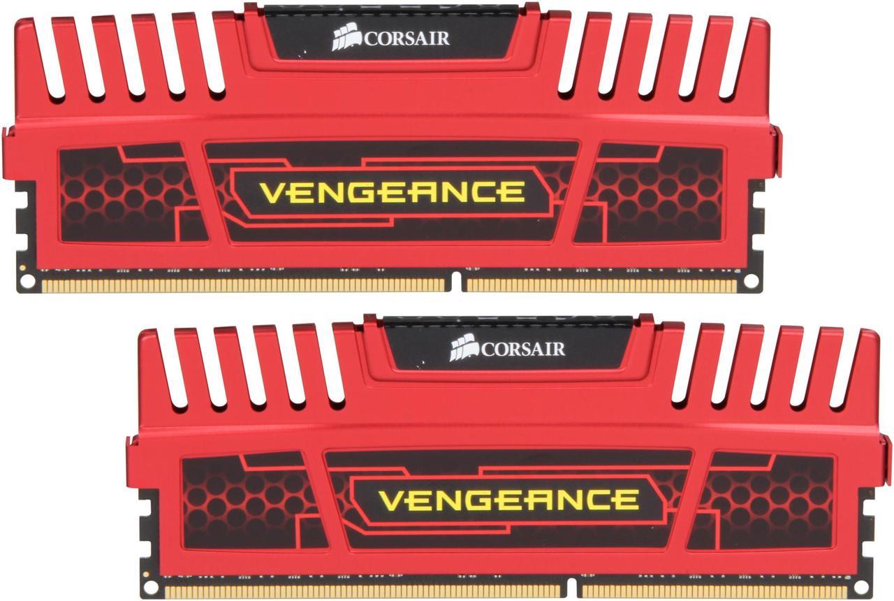 CORSAIR Vengeance 8GB (2 x 4GB) DDR3 1600 (PC3 12800) Desktop Memory Model CMZ8GX3M2A1600C8R