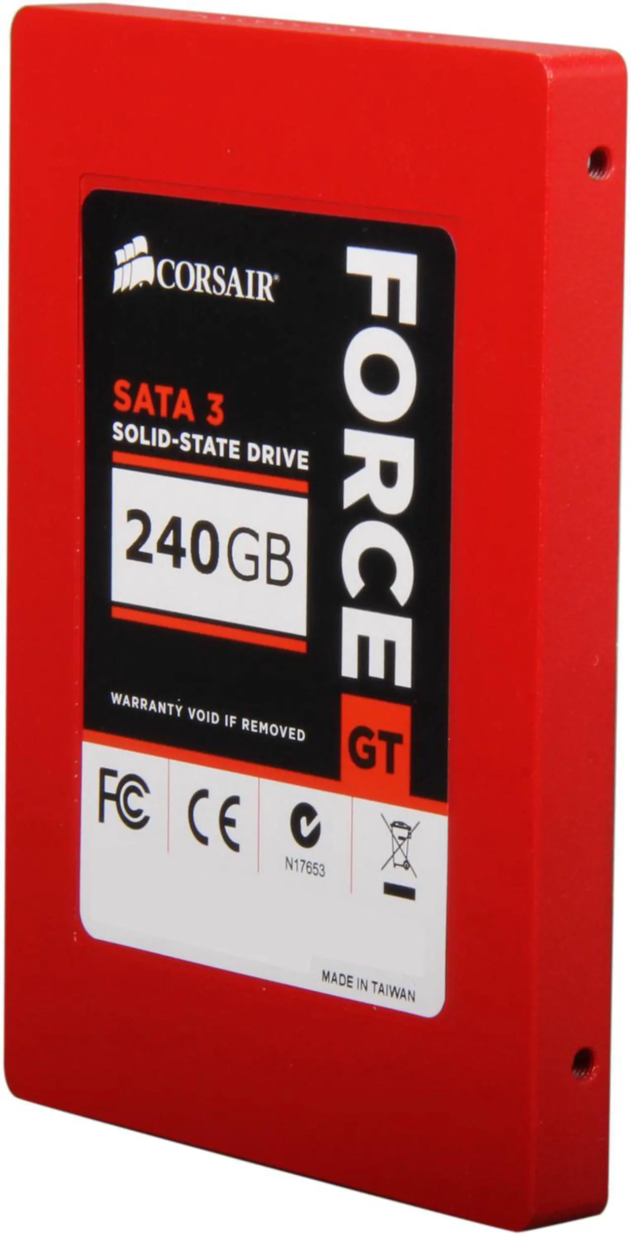 Main image of Corsair Force Series GT 2.5" 240GB SATA III MLC Internal Solid State Drive (SSD) CSSD-F240GBGT-BK
