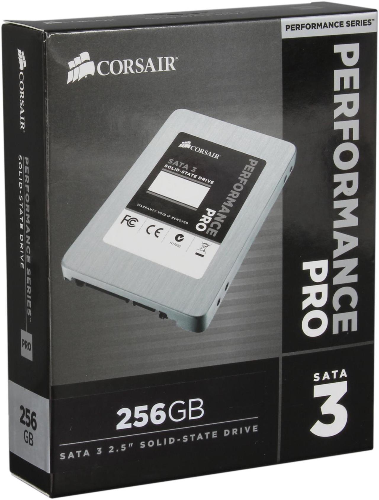 Corsair Performance Pro Series 2.5" 256GB SATA III MLC Internal Solid State Drive (SSD) CSSD-P256GBP-BK