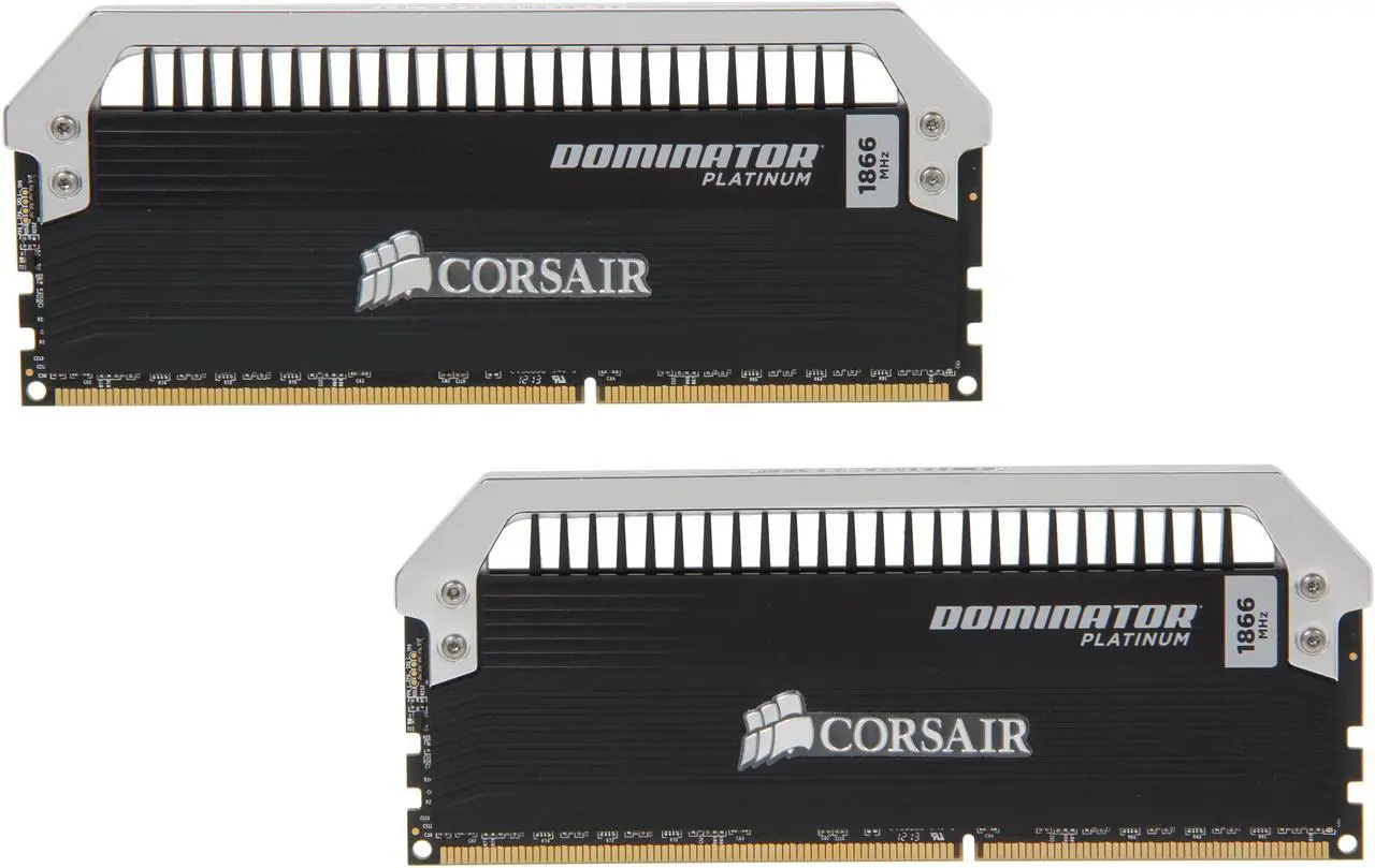 Main image of CORSAIR Dominator Platinum 8GB (2 x 4GB) DDR3 1866 (PC3 14900) Desktop Memory Model CMD8GX3M2A1866C9