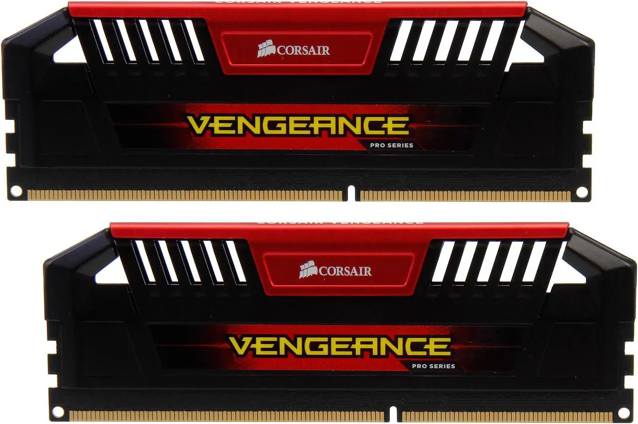 Main image of CORSAIR Vengeance Pro 8GB (2 x 4GB) 240-Pin DDR3 SDRAM DDR3 1600 (PC3 12800) Desktop Memory Model CMY8GX3M2A1600C9R (Red)