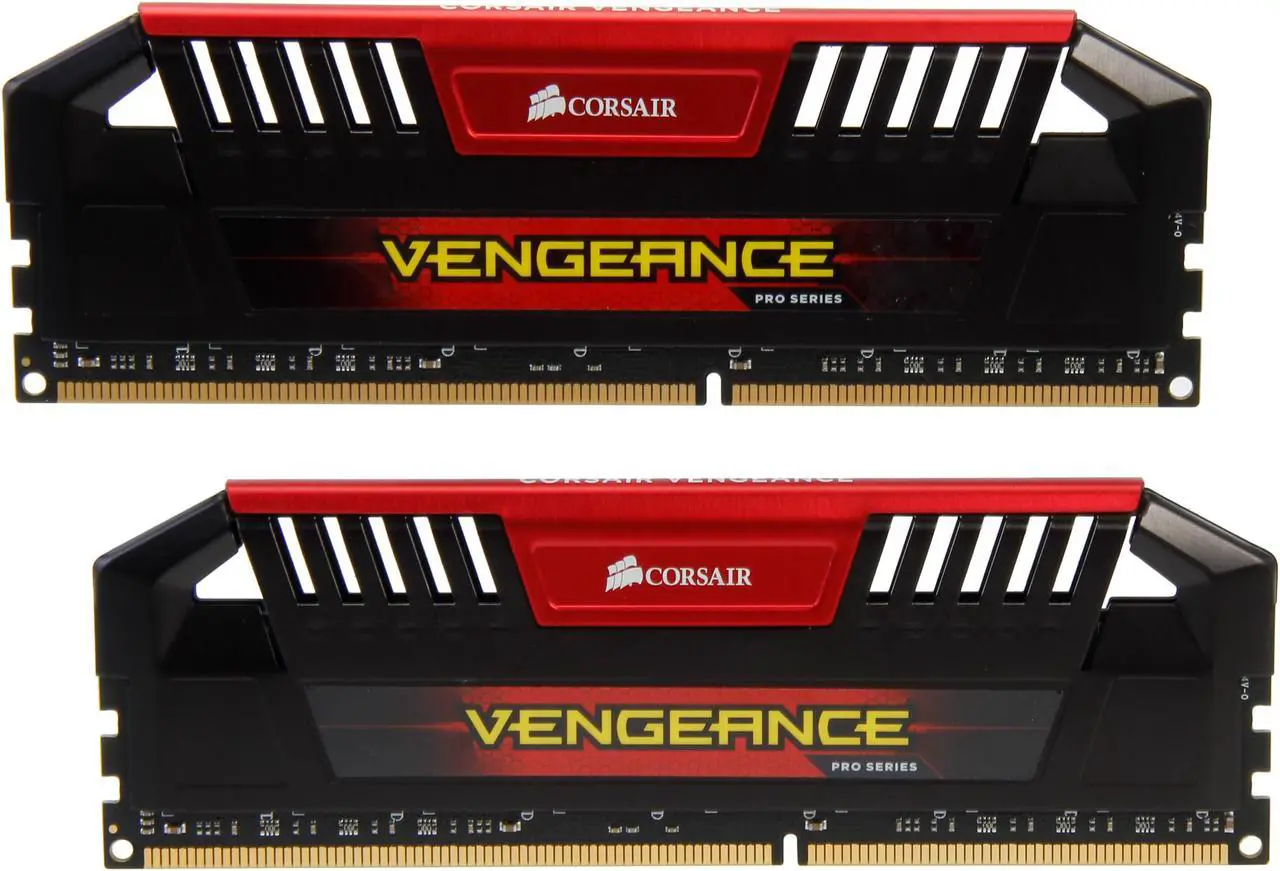 Main image of CORSAIR Vengeance Pro 16GB (2 x 8GB) 240-Pin DDR3 SDRAM DDR3 1600 (PC3 12800) Desktop Memory Model CMY16GX3M2A1600C9R (Red)