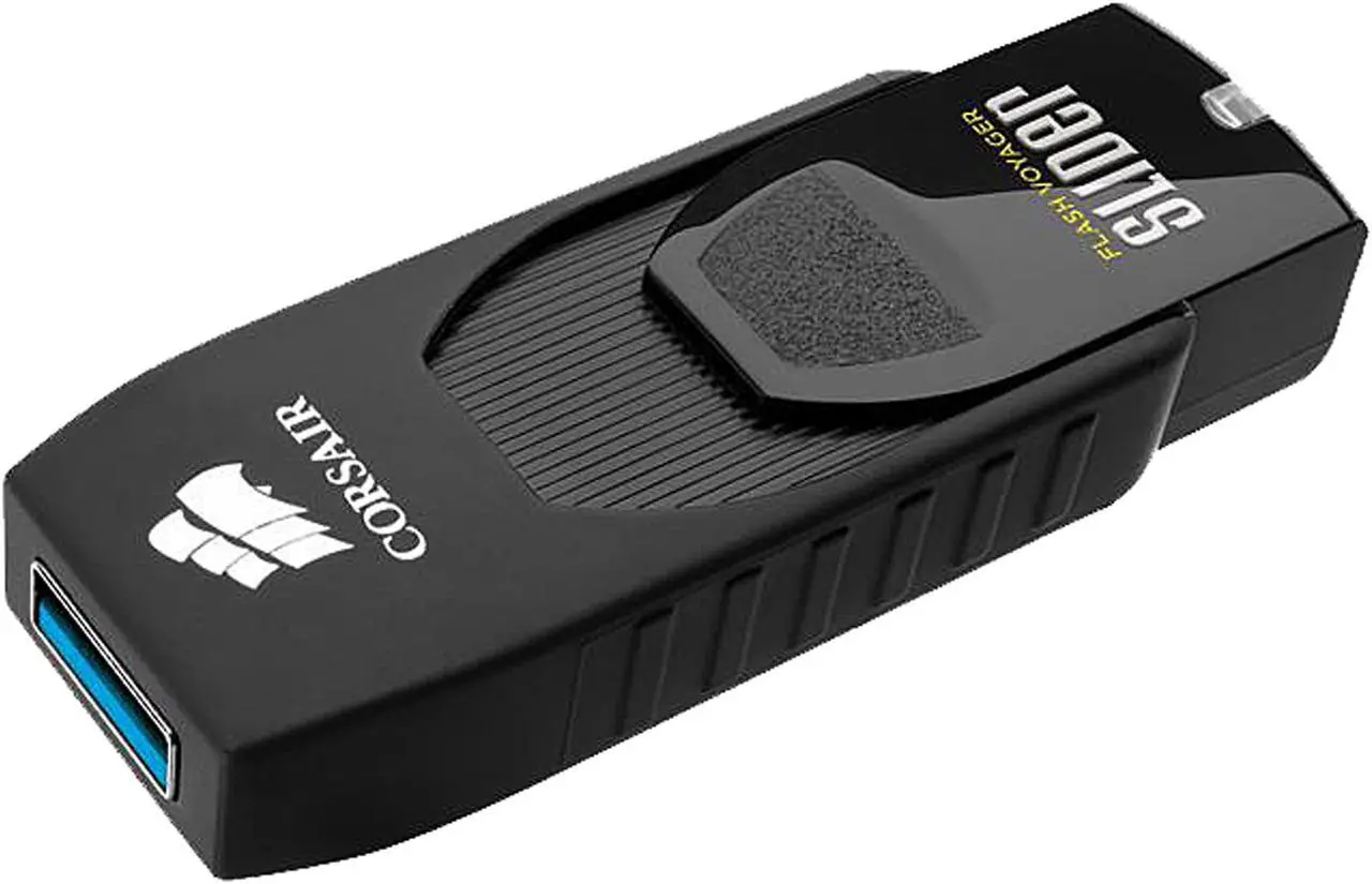 Alt view image 2 of 4 - Corsair 128GB Voyager Slider USB 3.0 Flash Drive (CMFSL3B-128GB)