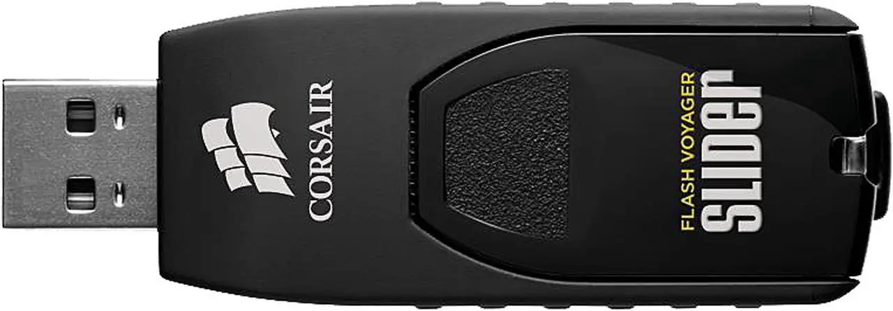 Alt view image 3 of 4 - Corsair 128GB Voyager Slider USB 3.0 Flash Drive (CMFSL3B-128GB)