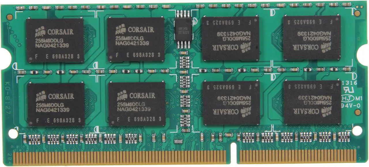 Alt view image 2 of 3 - CORSAIR ValueSelect 4GB 204-Pin DDR3 SO-DIMM DDR3L 1333 (PC3L 10600) Laptop Memory Model CMSO4GX3M1C1333C9