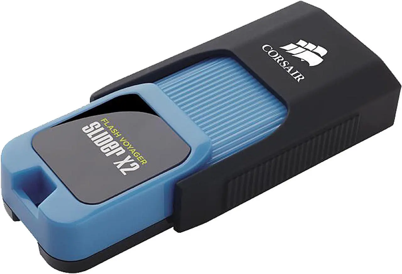 Main image of Corsair 64GB Voyager Slider X2 USB 3.0 Flash Drive, Speed Up to 200MB/s (CMFSL3X2-64GB)