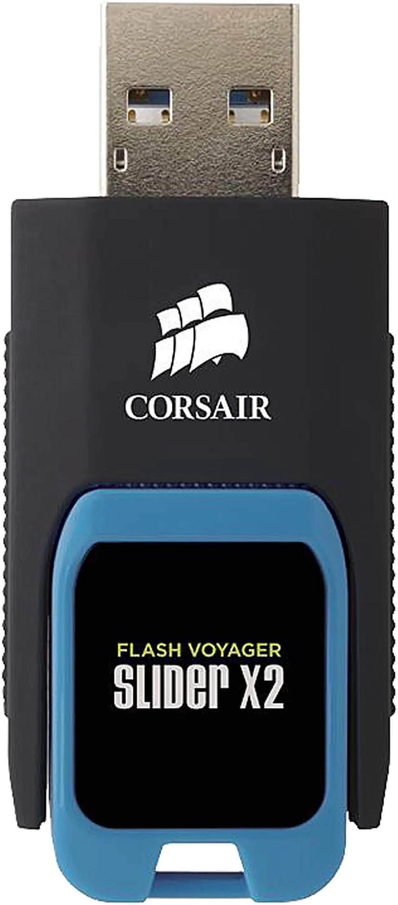 Alt view image 3 of 4 - Corsair 64GB Voyager Slider X2 USB 3.0 Flash Drive, Speed Up to 200MB/s (CMFSL3X2-64GB)