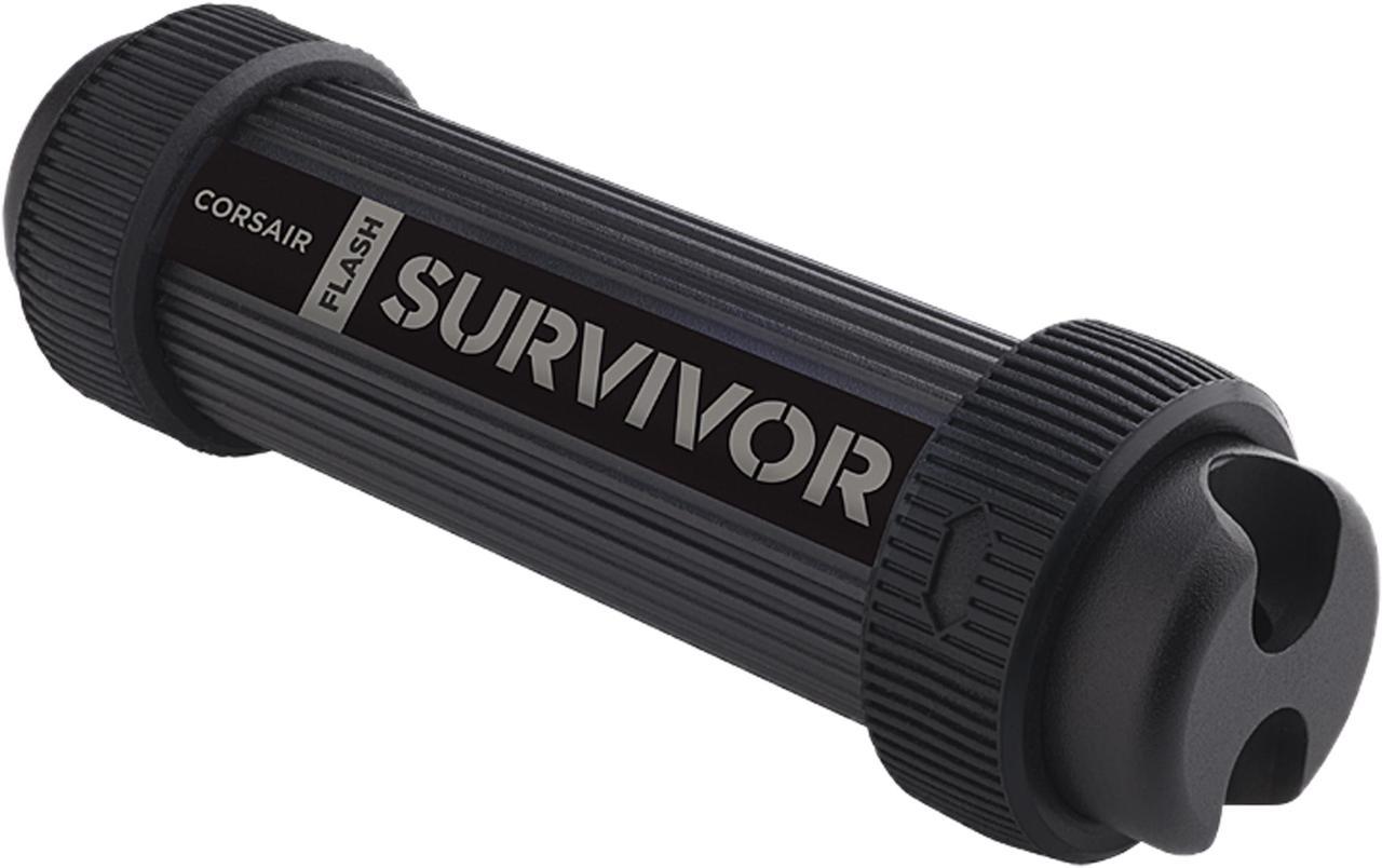 Corsair 128GB Survivor Stealth USB 3.0 Flash Drive (CMFSS3B-128GB)