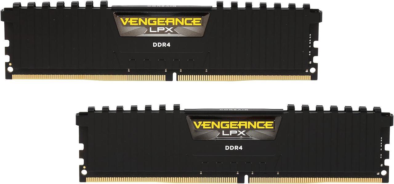 CORSAIR Vengeance LPX 16GB (2 x 8GB) 288-Pin PC RAM DDR4 2666 (PC4 21300) Desktop Memory Model CMK16GX4M2A2666C16