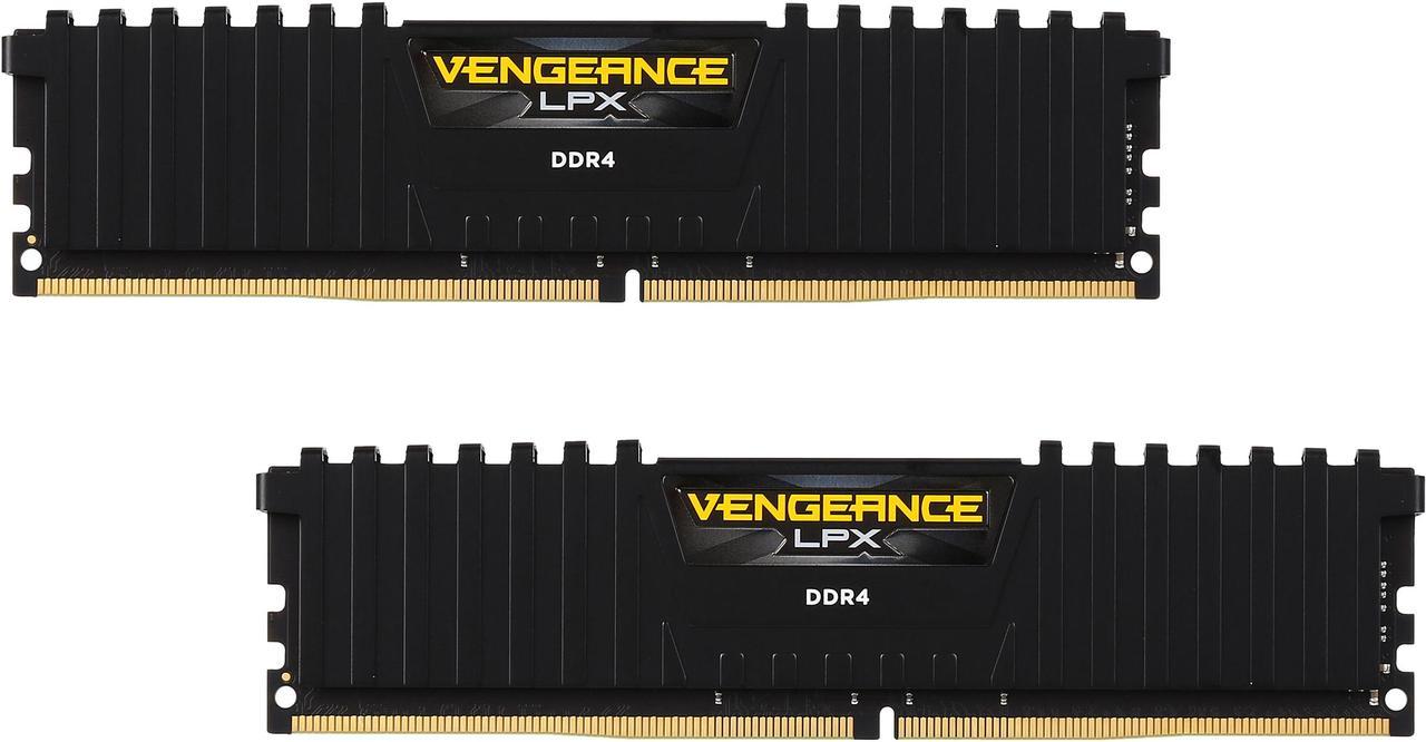 CORSAIR Vengeance LPX 32GB (2 x 16GB) 288-Pin PC RAM DDR4 2666 (PC4 21300) Memory Kit Model CMK32GX4M2A2666C16