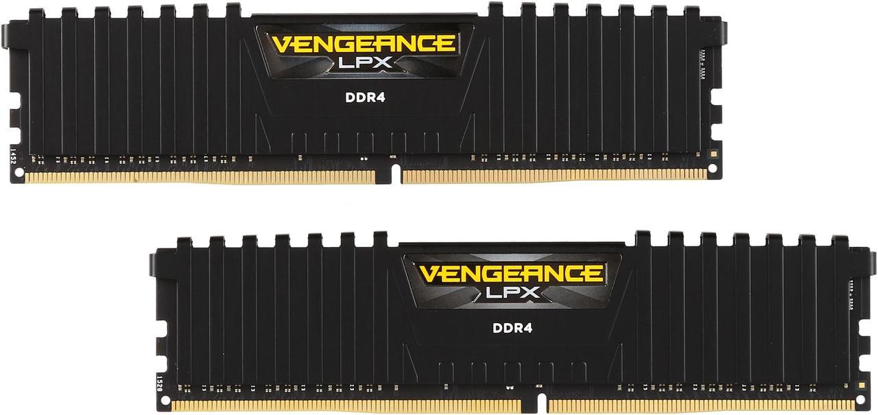 CORSAIR Vengeance LPX 8GB (2 x 4GB) DDR4 3200 (PC4 25600) Desktop Memory Model CMK8GX4M2B3200C16