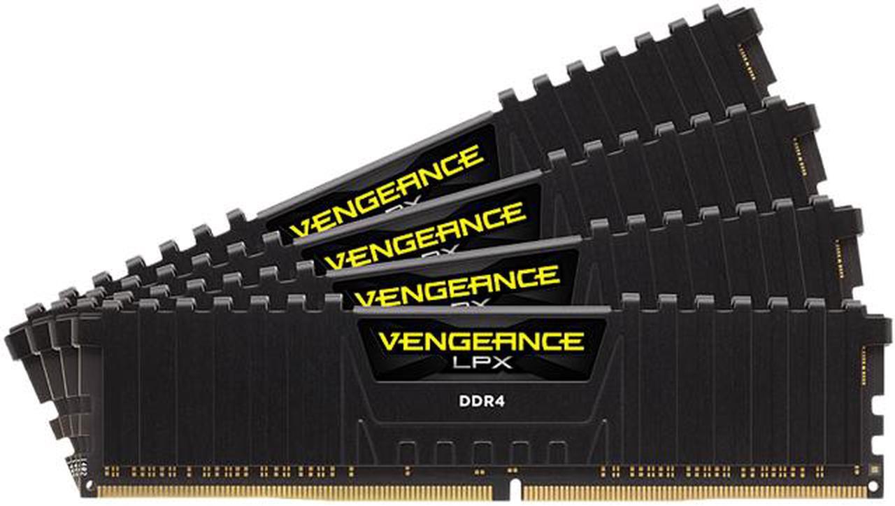 Main image of CORSAIR Vengeance LPX 64GB (4 x 16GB) DDR4 3200 (PC4 25600) Desktop Memory Model CMK64GX4M4B3200C16