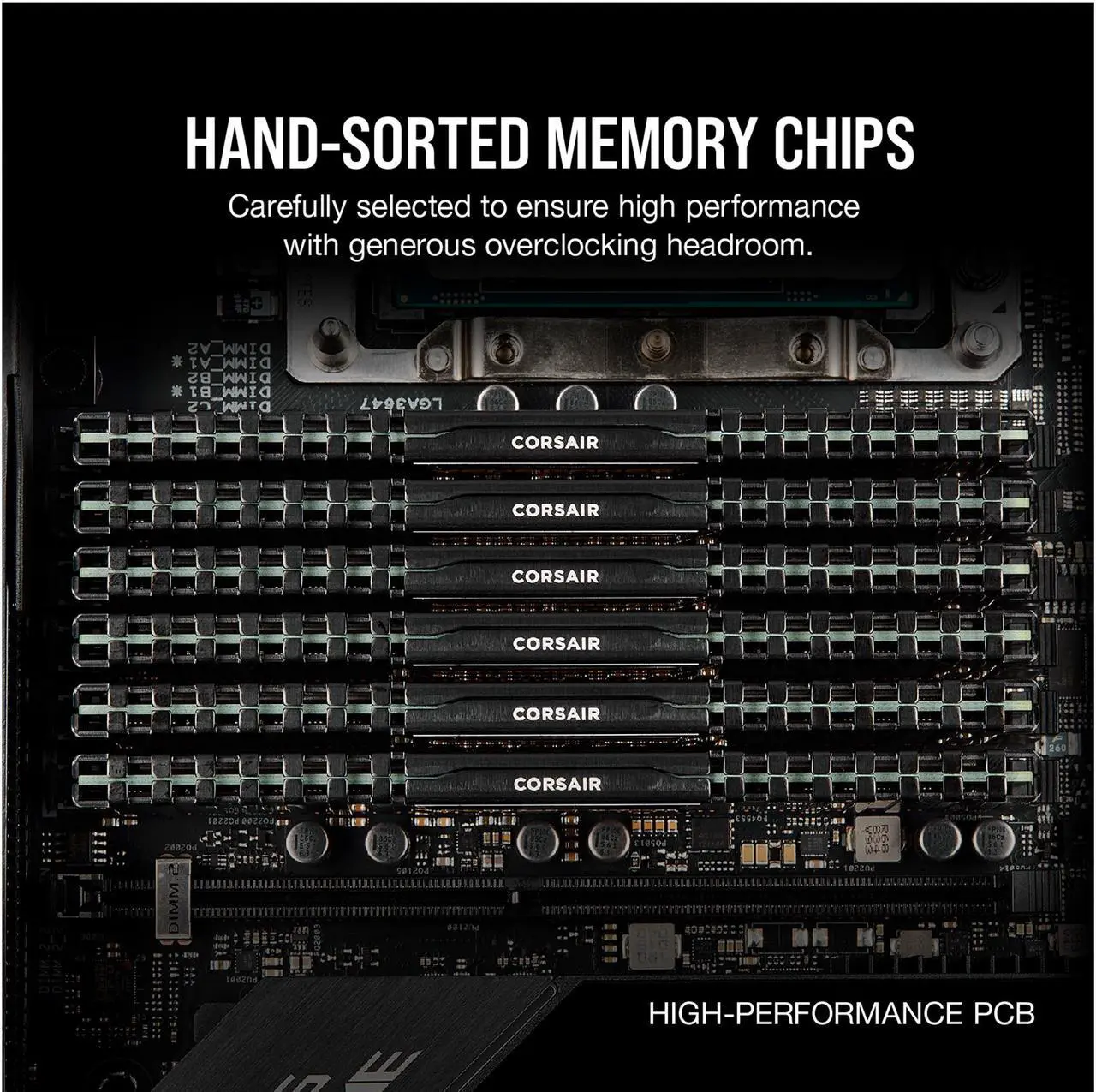 Alt view image 3 of 5 - CORSAIR Vengeance LPX 8GB 288-Pin PC RAM DDR4 2400 (PC4 19200) Desktop Memory Model CMK8GX4M1A2400C16R