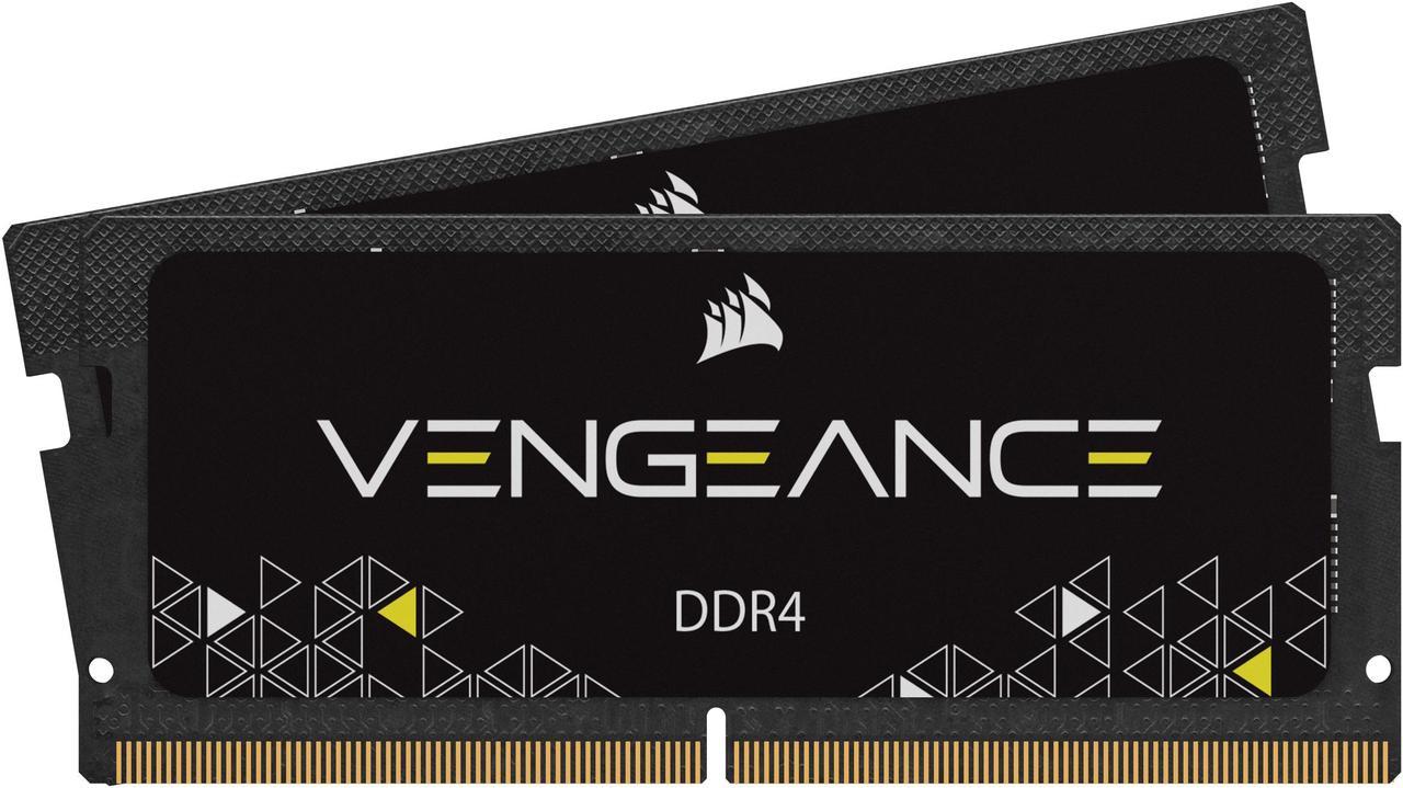 CORSAIR Vengeance 32GB (2 x 16GB) 260-Pin DDR4 SO-DIMM DDR4 2666 (PC4 21300) Laptop Memory Model CMSX32GX4M2A2666C18