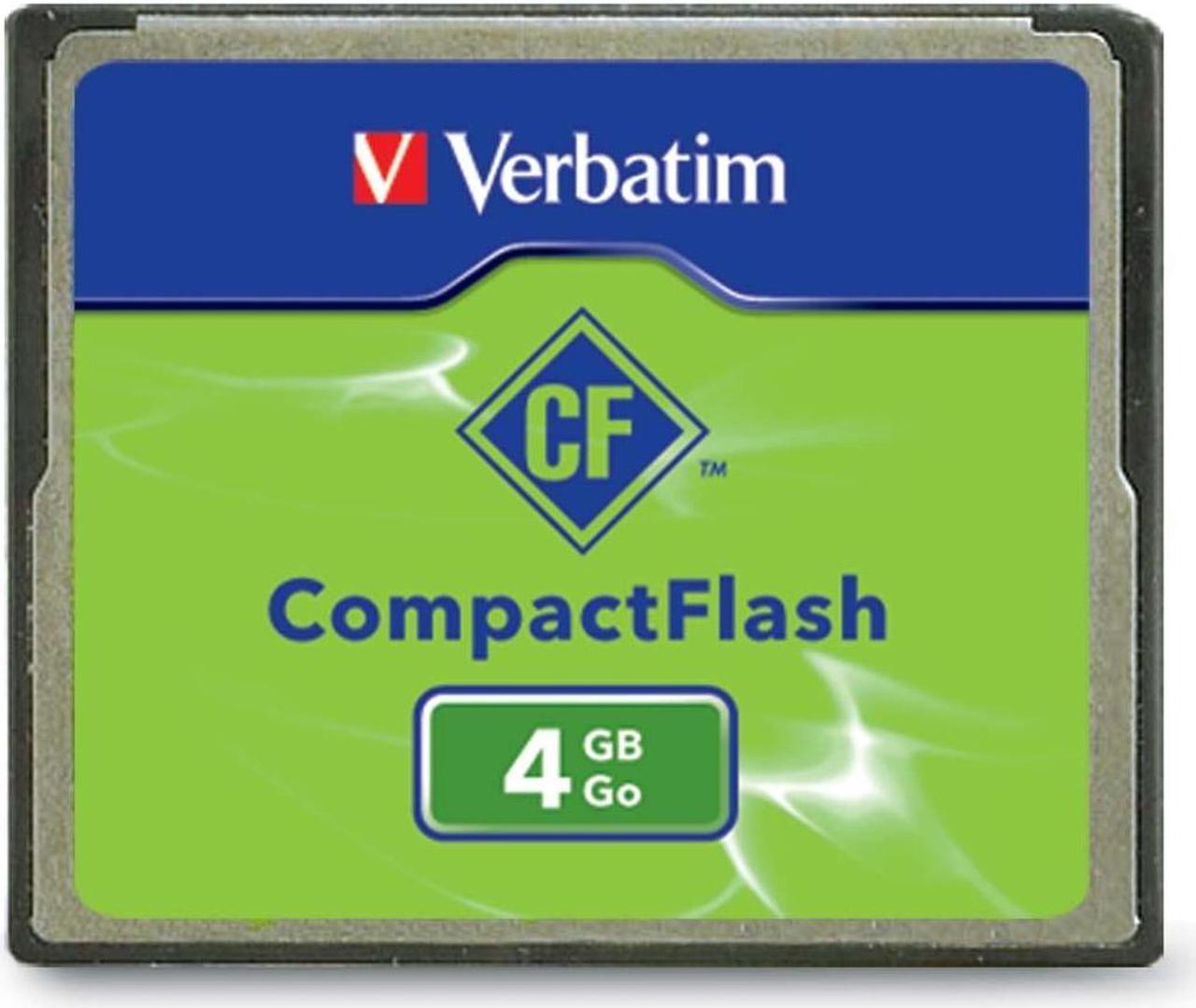 Verbatim 4GB Compact Flash (CF) Flash Card Model 95188