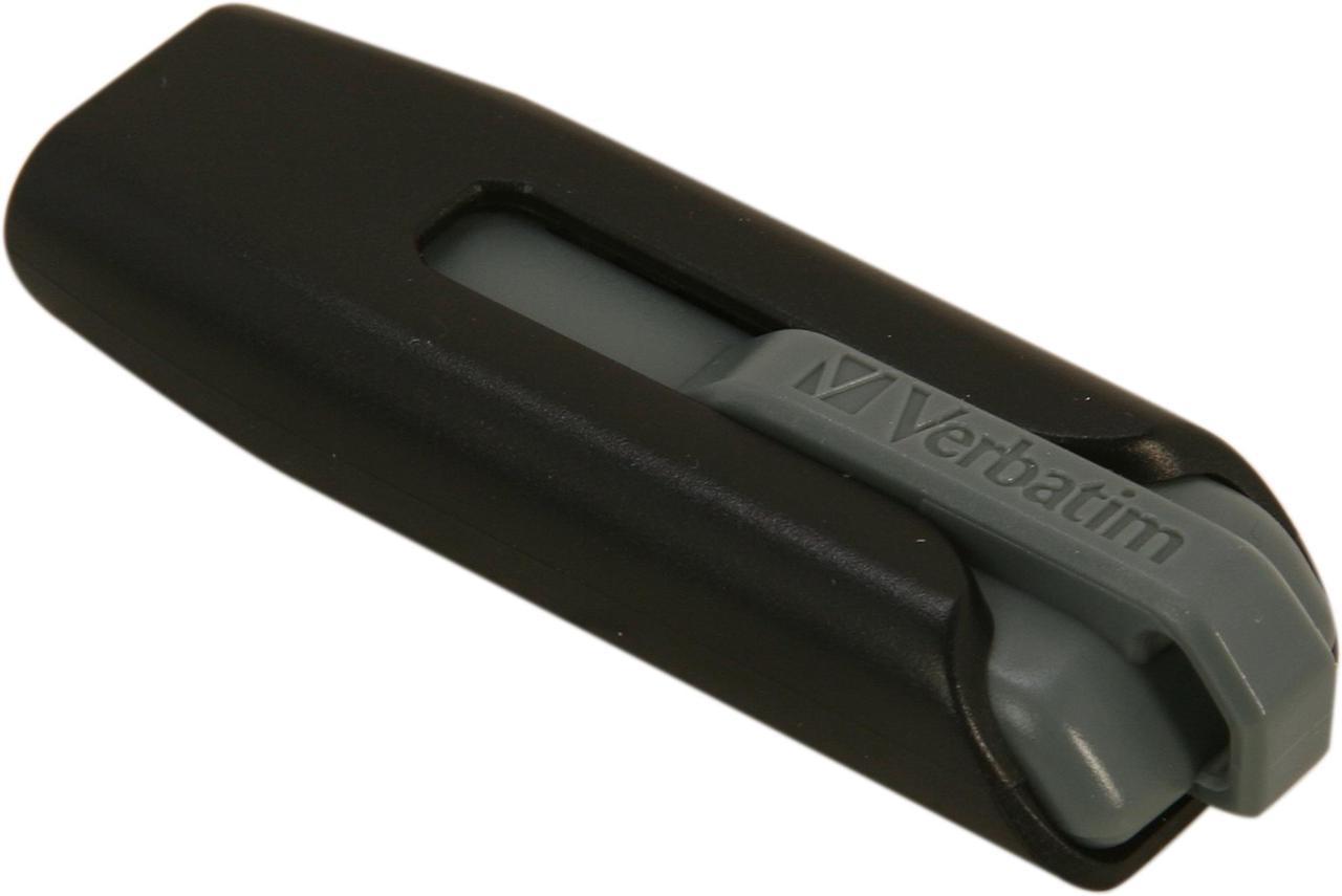 Verbatim 32GB Store 'n' Go V3 USB 3.0 Flash Drive, Black/Gray Model 49173