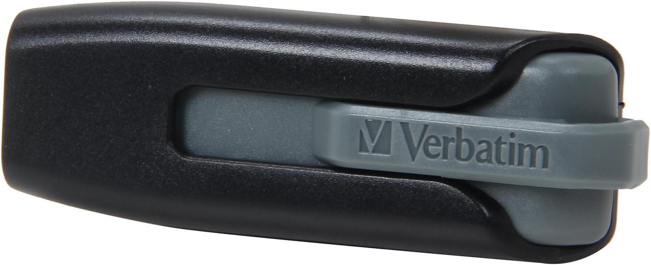 Verbatim Store 'n' Go V3 8GB USB 3.0 Flash Drive, Black/Gray