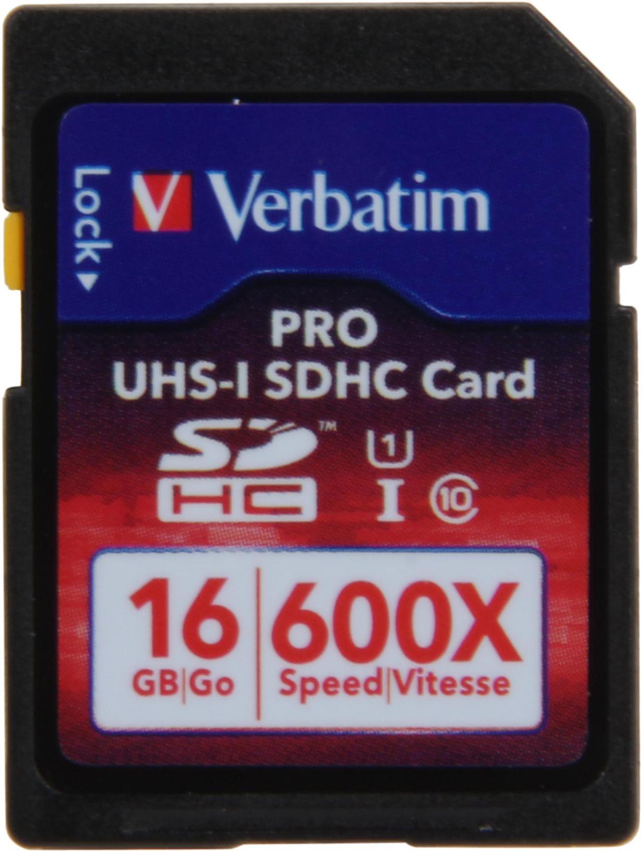 Verbatim PRO 16 GB Secure Digital High Capacity (SDHC) - 1 Card