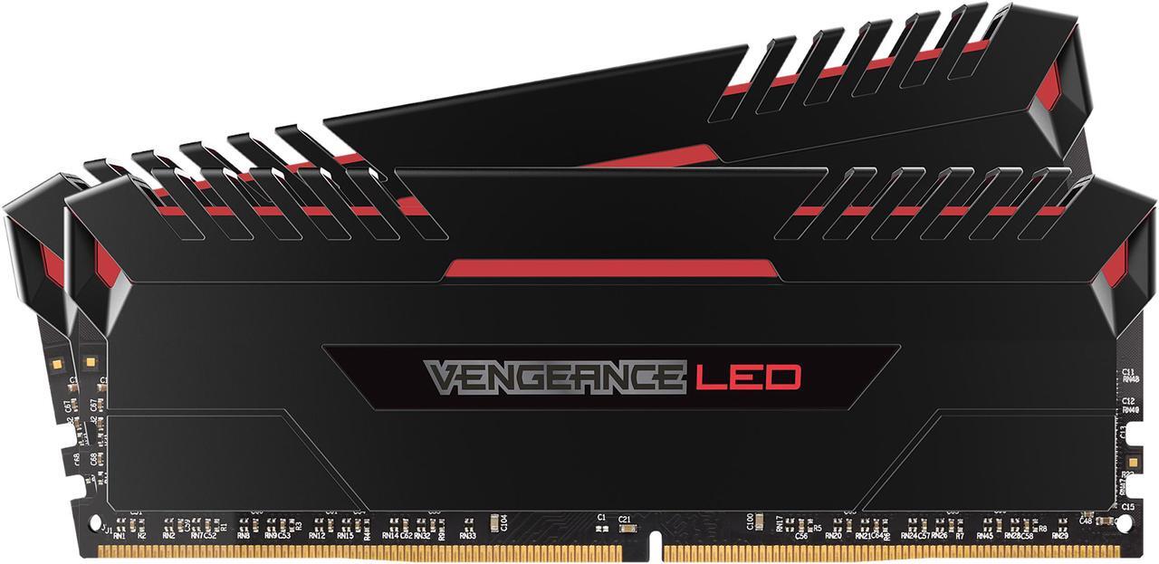 Main image of CORSAIR Vengeance LED 16GB (2 x 8GB) DDR4 3000 (PC4 24000) Memory (Desktop Memory) Model CMU16GX4M2C3000C15R