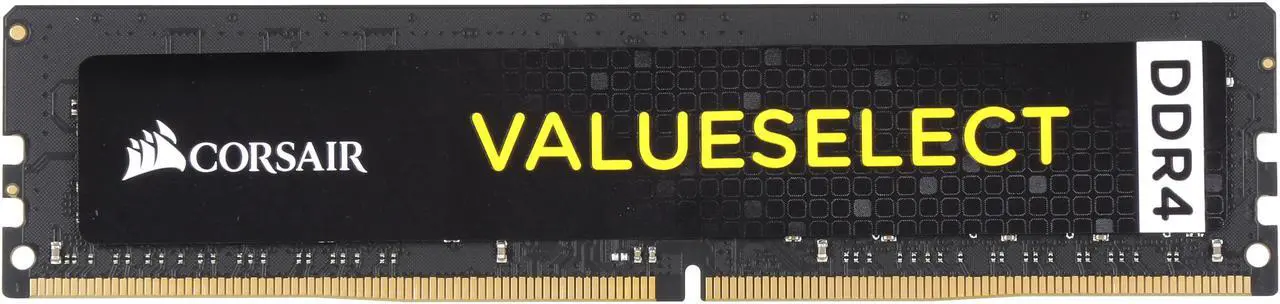Main image of CORSAIR ValueSelect 16GB 288-Pin DDR4 SDRAM 2400 (PC4-19200) Desktop Memory Model CMV16GX4M1A2400C16 Intel 7th Gen and AMD Ryzen Ready