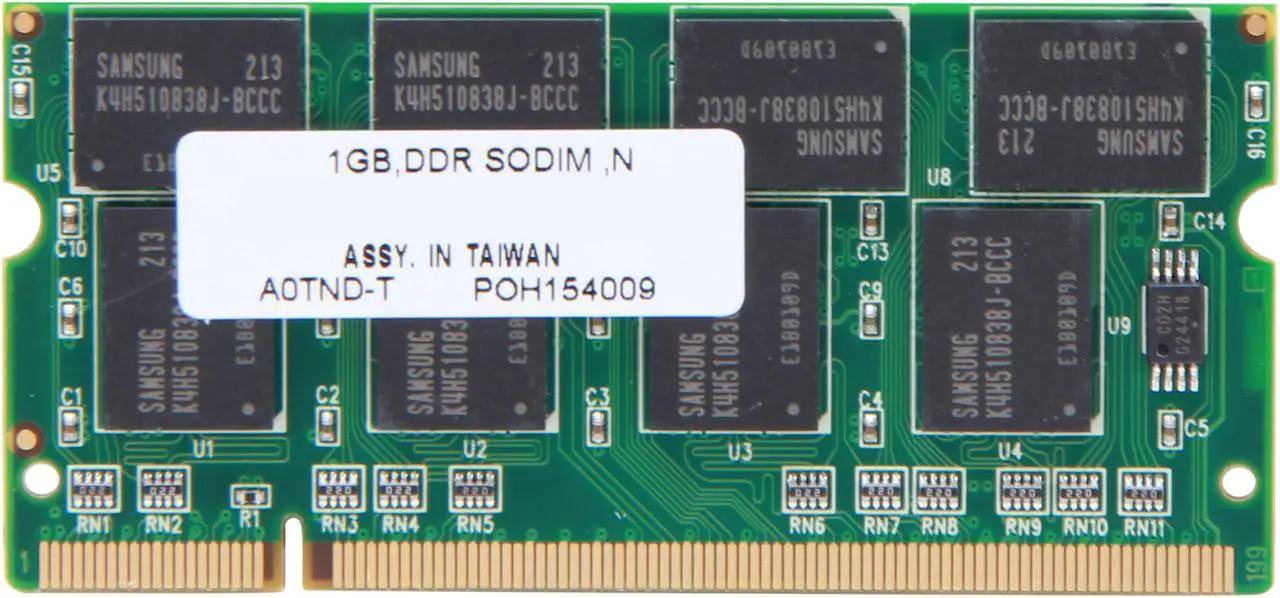 Main image of PNY Optima 1GB 200-Pin DDR SO-DIMM DDR 333 (PC 2700) Laptop Memory Model MN1024SD1-333