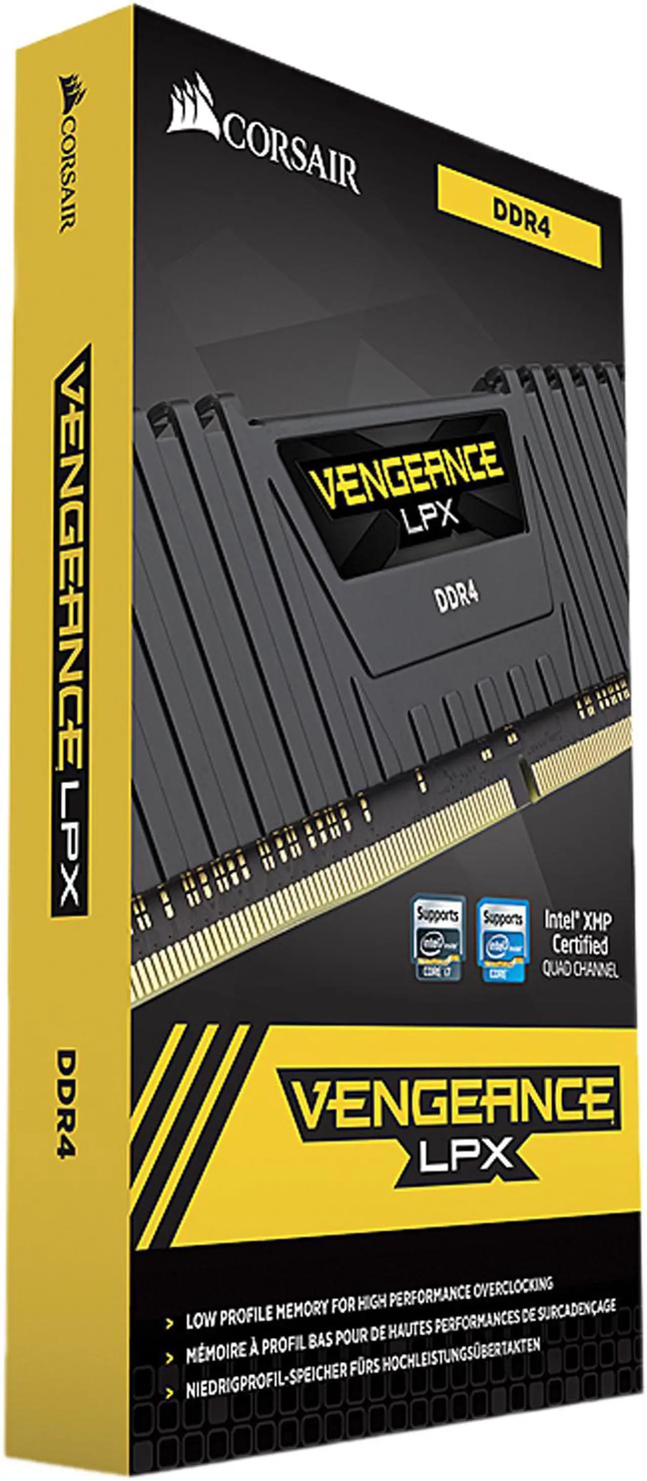 Alt view image 4 of 4 - CORSAIR Vengeance LPX 64GB (4 x 16GB) 288-Pin PC RAM DDR4 3000 (PC4 24000) Desktop Memory Model CMK64GX4M4D3000C16