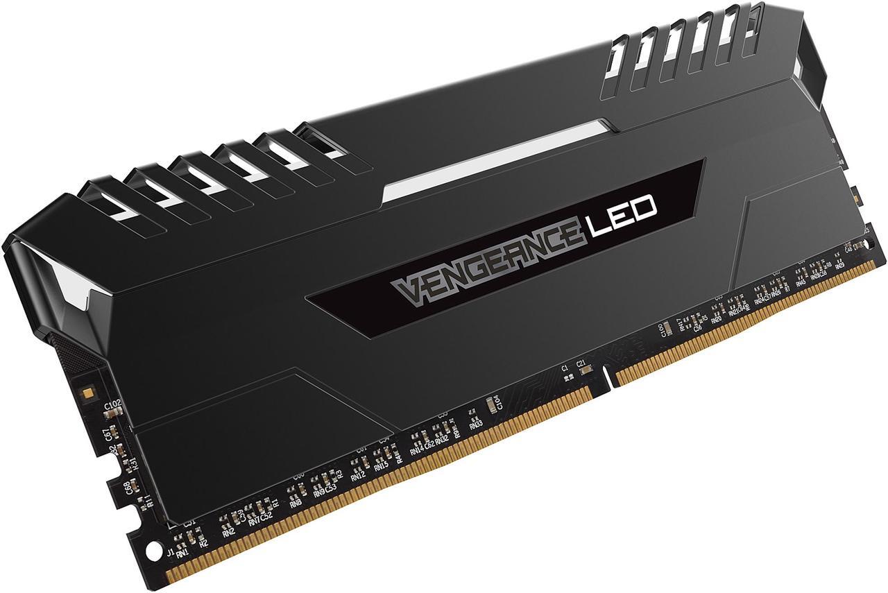 Alt view image 2 of 4 - CORSAIR Vengeance LED 16GB (2 x 8GB) DDR4 3000 (PC4 24000) Desktop Memory Model CMU16GX4M2D3000C16