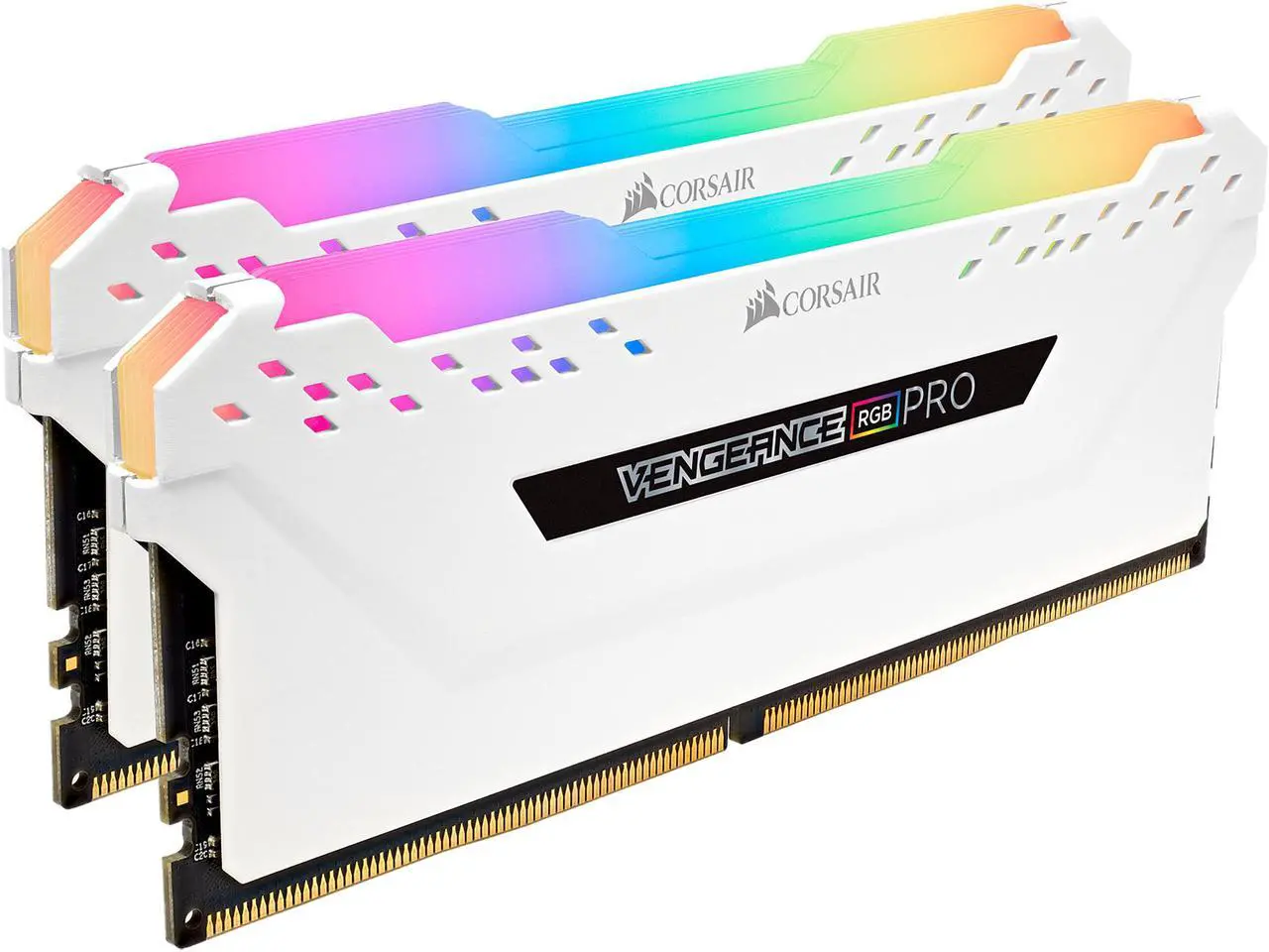 Alt view image 3 of 6 - CORSAIR Vengeance RGB Pro 16GB (2 x 8GB) 288-Pin DDR4 DRAM DDR4 3000 (PC4 24000) Desktop Memory Model CMW16GX4M2C3000C15W