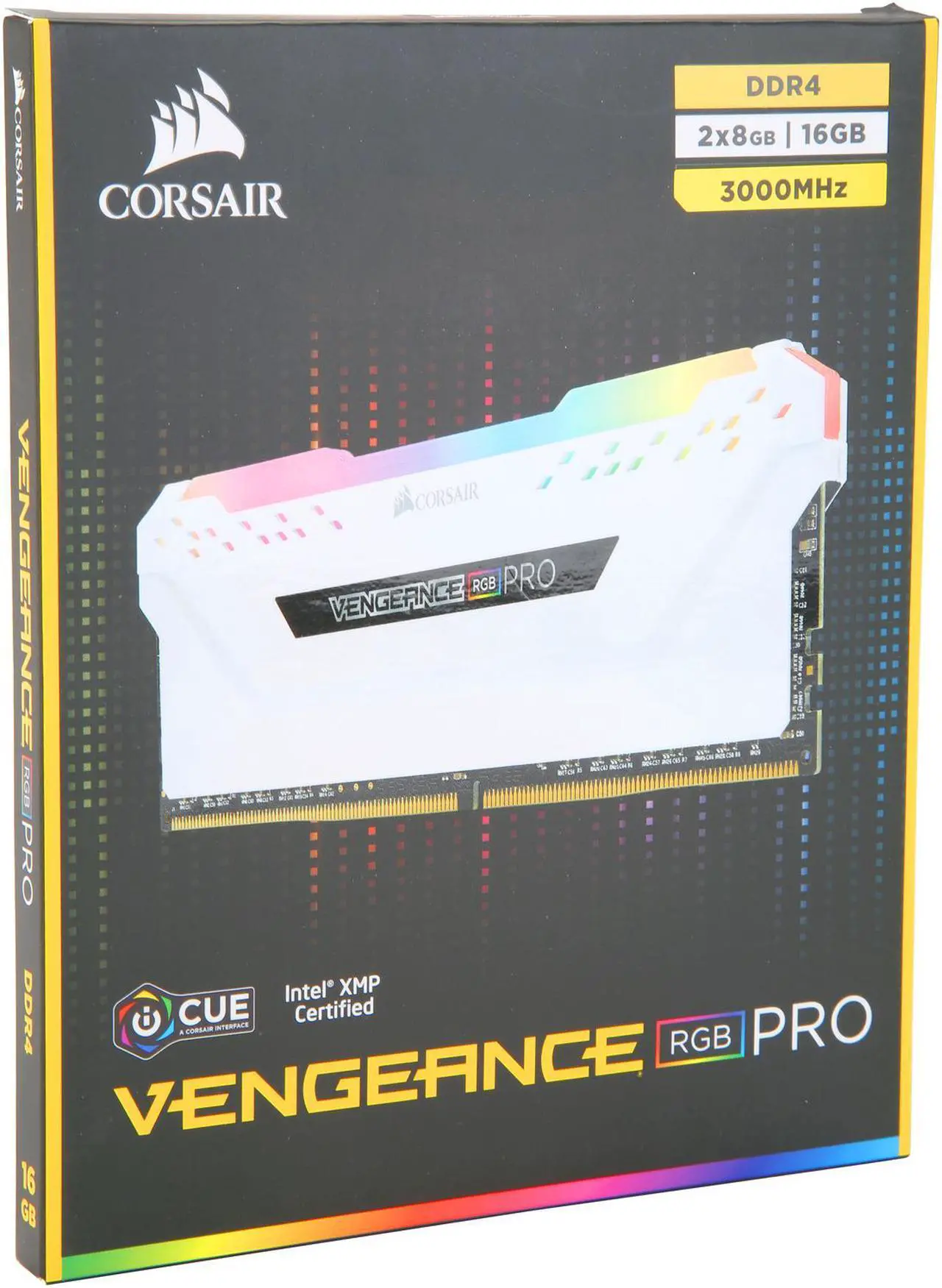 Alt view image 6 of 6 - CORSAIR Vengeance RGB Pro 16GB (2 x 8GB) 288-Pin DDR4 DRAM DDR4 3000 (PC4 24000) Desktop Memory Model CMW16GX4M2C3000C15W