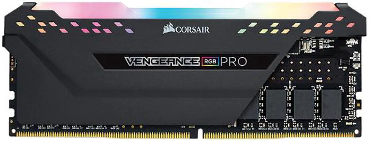 Alt view image 2 of 6 - CORSAIR Vengeance RGB Pro 64GB (4 x 16GB) DDR4 2666 (PC4 21300) Desktop Memory Model CMW64GX4M4A2666C16