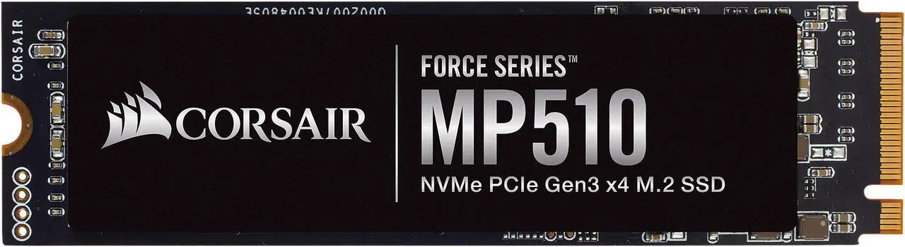 Main image of Corsair Force MP510 M.2 2280 240GB PCI-Express 3.0 x4, NVMe 1.3 3D TLC Internal Solid State Drive (SSD) CSSD-F240GBMP510