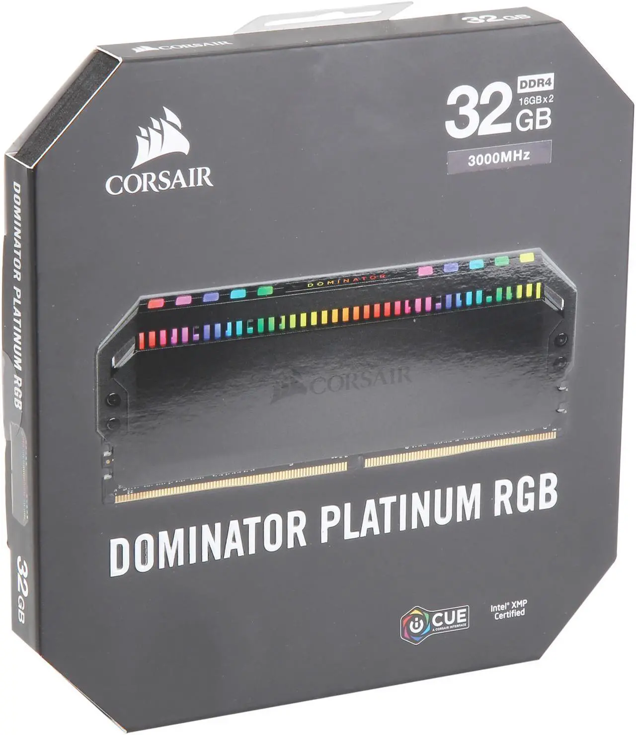Alt view image 2 of 2 - CORSAIR Dominator Platinum RGB 32GB (2 x 16GB) DDR4 3000 (PC4 24000) Desktop Memory Model CMT32GX4M2C3000C15
