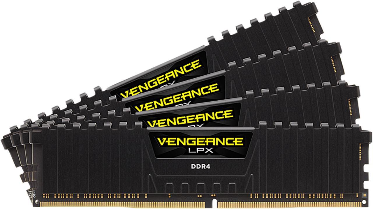 CORSAIR Vengeance LPX 128GB (4 x 32GB) 288-Pin PC RAM DDR4 3600 (PC4 28800) Desktop Memory Model CMK128GX4M4D3600C18