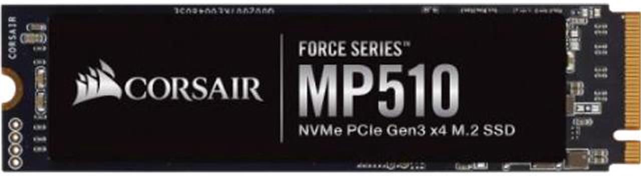Main image of Corsair Force MP510 M.2 2280 960GB PCI-Express 3.0 x4, NVMe 1.3 3D TLC Internal Solid State Drive (SSD) CSSD-F960GBMP510B