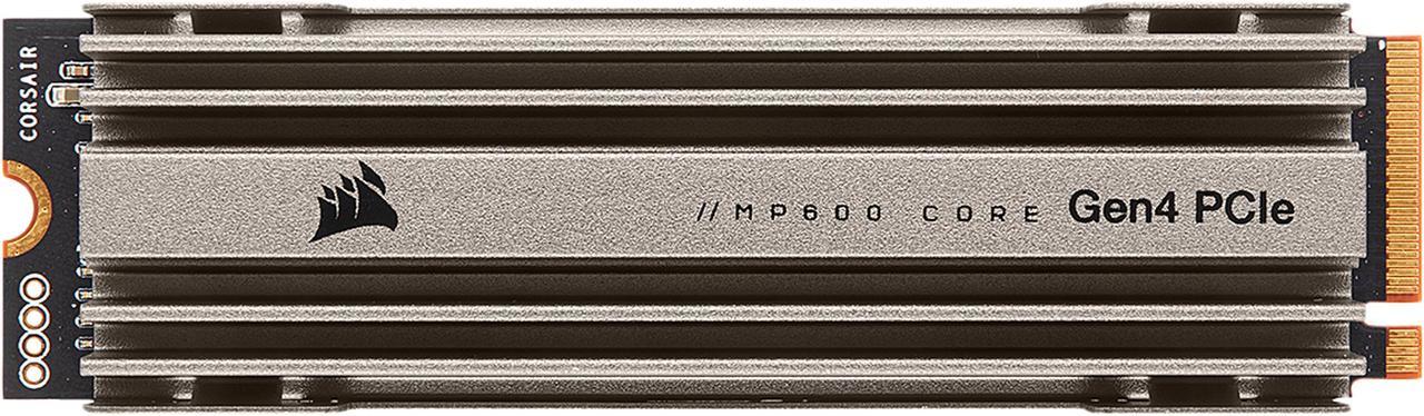 Corsair MP600 Core M.2 2280 1TB PCIe Gen 4.0 x4, NVMe 1.3 3D QLC Internal Solid State Drive (SSD) CSSD-F1000GBMP600COR