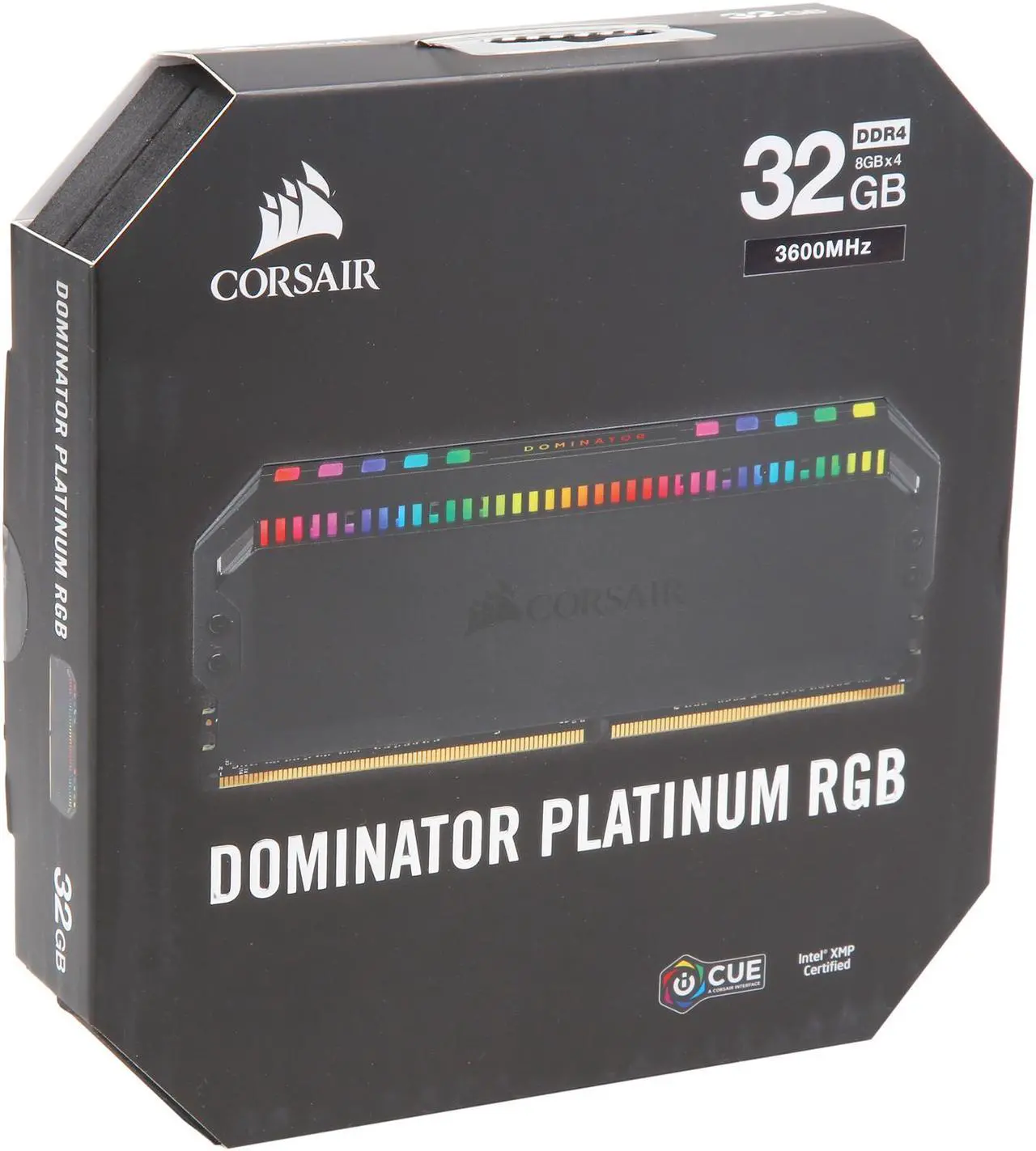 Alt view image 6 of 6 - CORSAIR Dominator Platinum RGB 32GB (4 x 8GB) 288-Pin PC RAM DDR4 3200 (PC4 25600) Desktop Memory Model CMT32GX4M4E3200C16