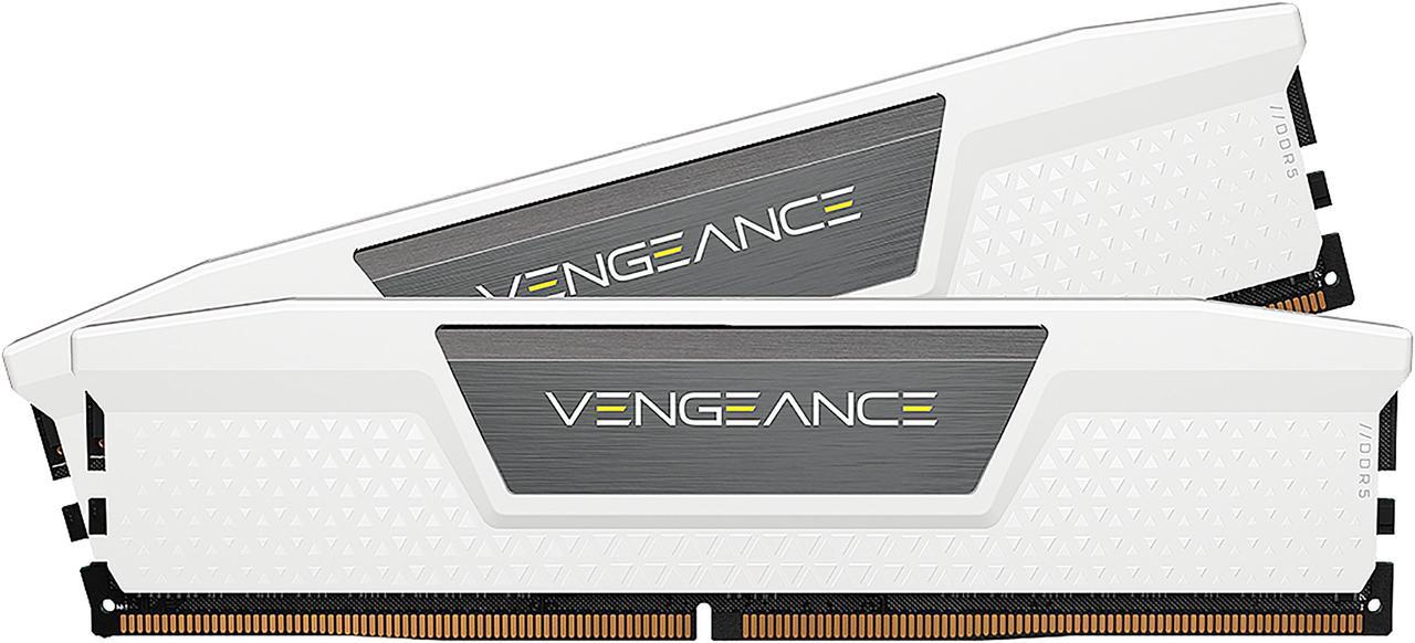 CORSAIR Vengeance 64GB (2 x 32GB) 288-Pin PC RAM DDR5 5200 (PC5 41600) Desktop Memory Model CMK64GX5M2B5200C40W