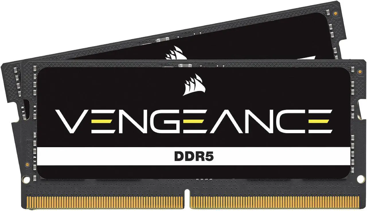 Main image of CORSAIR Vengeance 16GB (2 x 8GB) 262-Pin DDR5 SO-DIMM DDR5 4800 (PC4 38400) Laptop Memory Model CMSX16GX5M2A4800C40