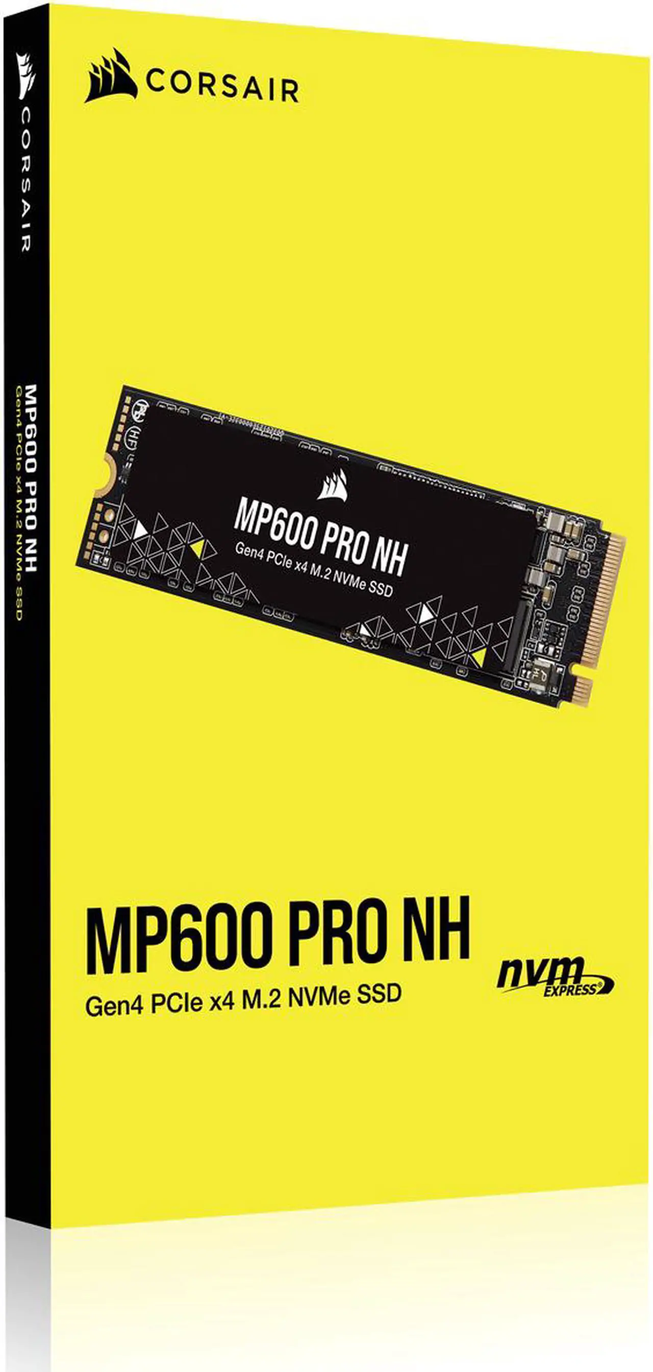 Alt view image 6 of 6 - Corsair MP600 PRO NH M.2 2280 2TB PCIe 4.0 x4 3D TLC Solid State Drive up to 7,000MB/sec (SSD) CSSD-F2000GBMP600PNH