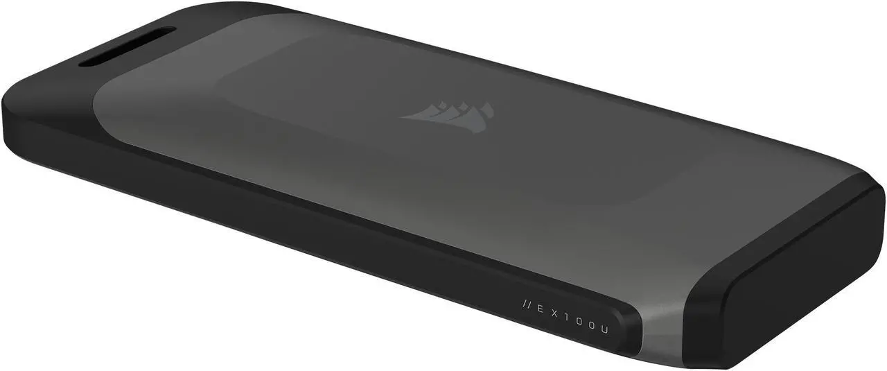 Alt view image 3 of 7 - Corsair EX100U 2TB USB 3.2 Gen 2x2 Portable SSD External SSD up to 1,600MB/sec CSSD-EX100U2TB