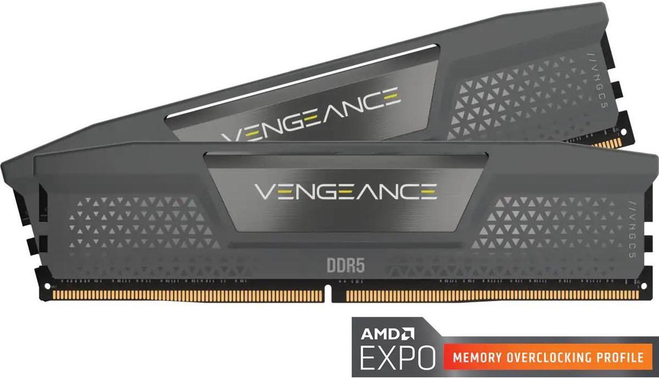 CORSAIR Vengeance 32GB (2 x 16GB) 288-Pin PC RAM DDR5 6000 (PC5 48000) Desktop Memory Model CMK32GX5M2B6000Z30